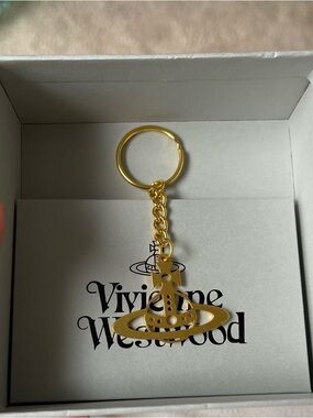 Vivienne Westwood Gold Tone Keychain